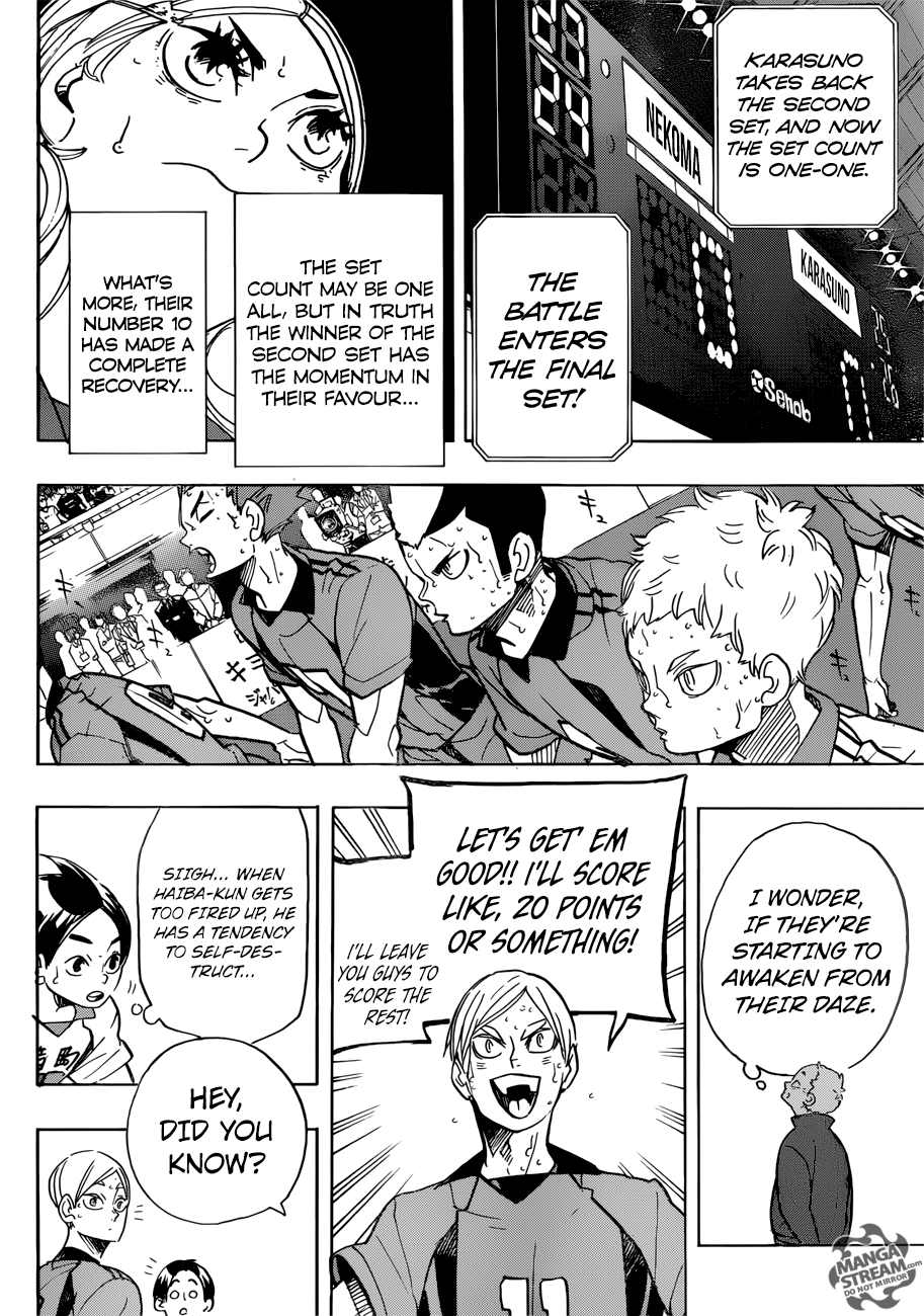 Haikyuu!!, Chapter 318 image 03